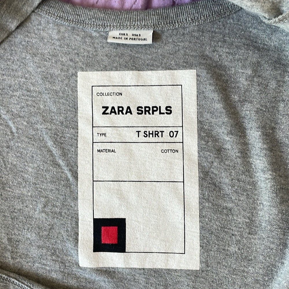 ZARA Cropped Top Gary SRPLS - Picture 3 of 4